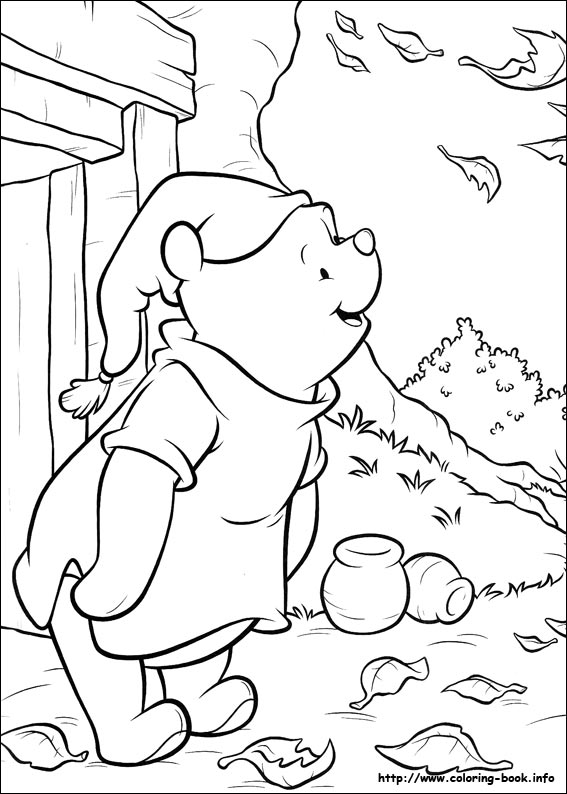 Winnie the Pooh coloring picture